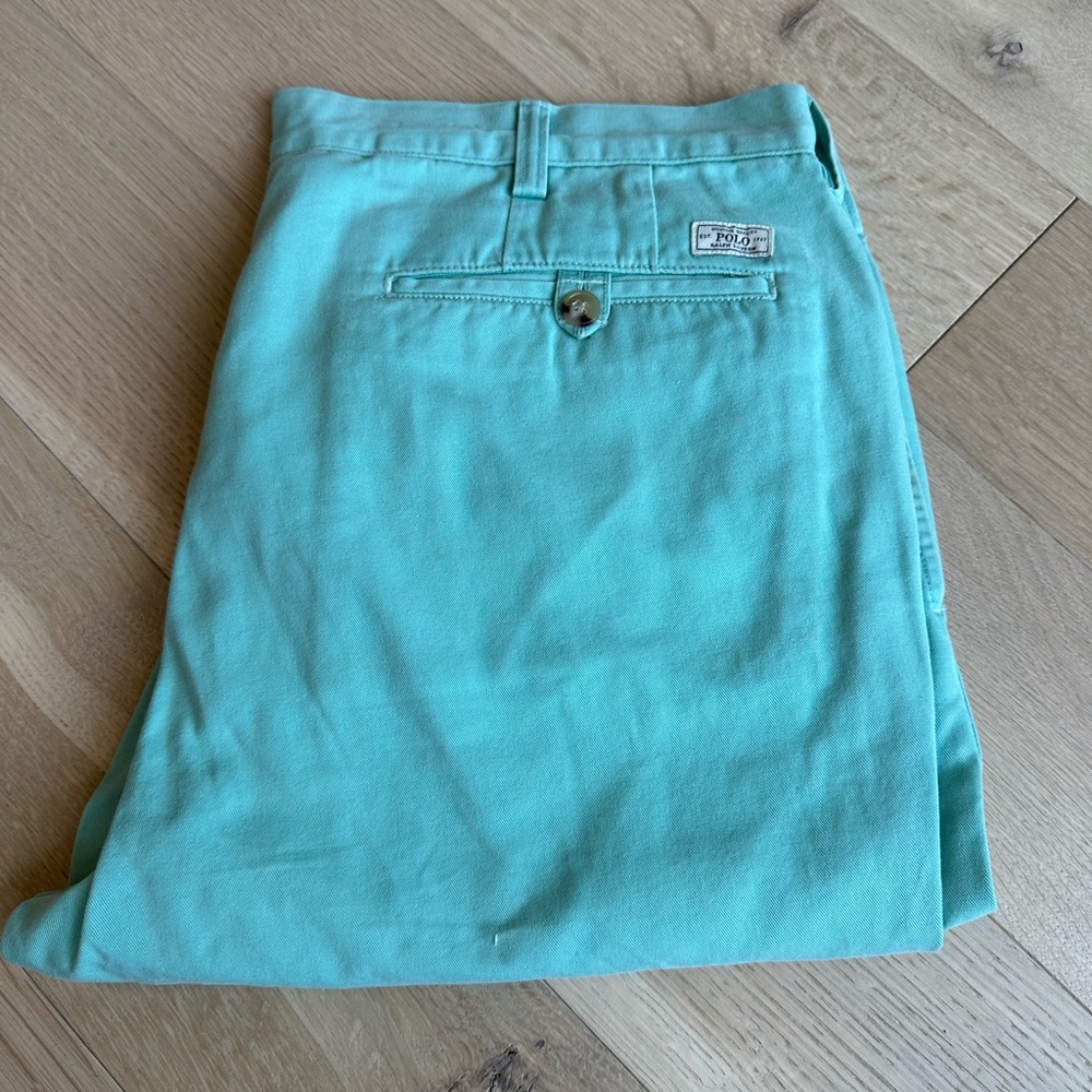 Polo Ralph Lauren Mint Green slim fit Chino Pants Men’s 36x32
